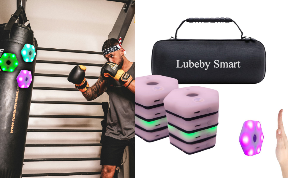 LubebySmart Reaktionstrainingslicht: Ein Trainingspartner für Reaktionsgeschwindigkeit und Geschicklichkeit am Boxsack