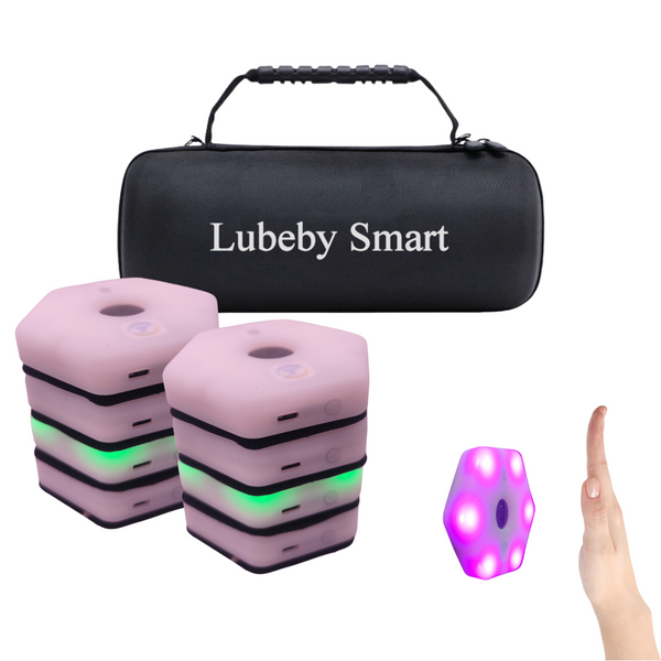 Lubeby Smart Agility Lights Training Device Blazepod Cheap Alternative Boxing Light Trainer Reaction Gym Lights 8 Pack