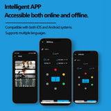 Lubeby Smart Balance Board with Guidance Light, Smart Full-Spectrum Training Equipment for Rehabilitation, Recovery, and Home Fitness