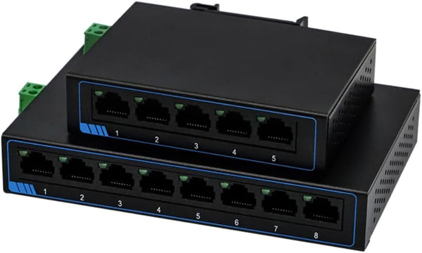 5Ports 10/100/1000Mbps Gigabit Ethernet Unmanaged Switch DC or Terminal Power Supply Plug and Play USR-SG1005