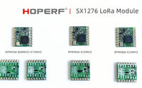 HopeRF RFM95W RFM96W RFM98W 433MHz 868MHz 915Mhz, LoRa Ultra Long Range Transceiver, SX1276 Compatible Lora1276 Modules