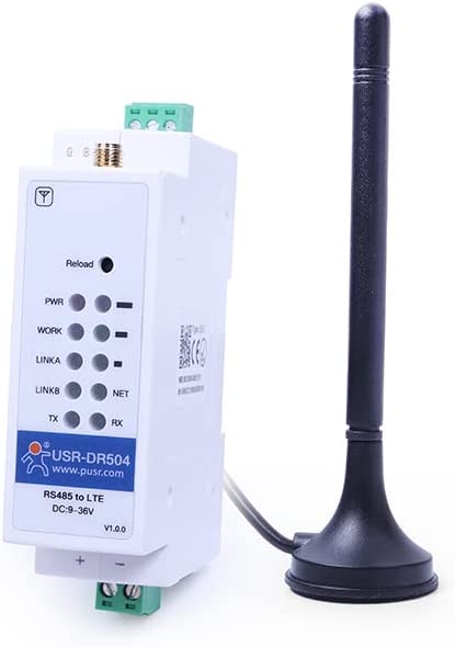 USR-DR504-G Din Rail RS485 Módems celulares industriales para aplicaciones M2M e IoT X 1 juego