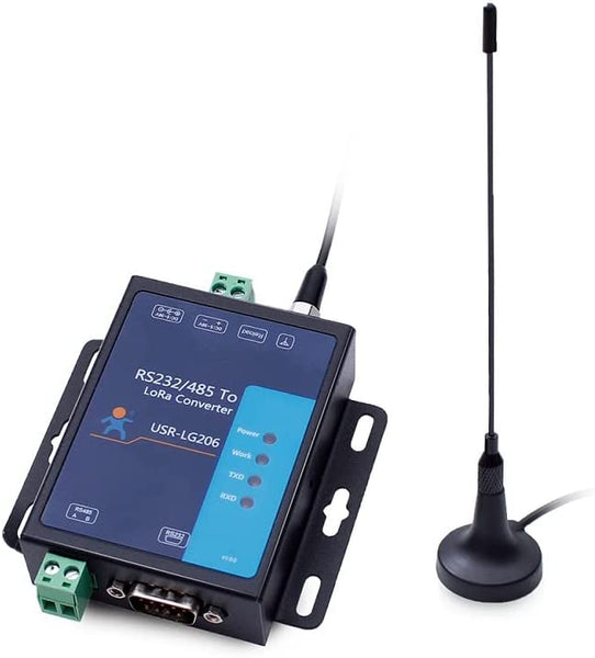 Lubeby Smart Serial RS232 RS485 a LoRa Convertidores Punto a Punto Módems LoRa USR-LG206-P
