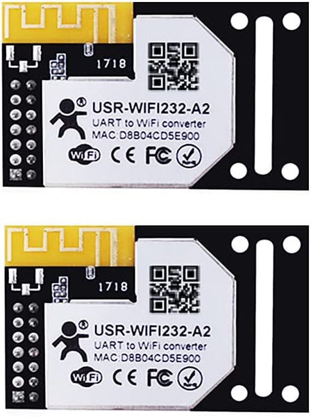 Lubeby Smart Serial UART Módulo WiFi programable IoT Control remoto Monitoreo Transmisión de datos Módulos inalámbricos USR-WIFI232-A2 X 2 PCS