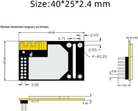 Lubeby Smart Serial UART Programmierbares WiFi-Modul IoT-Fernsteuerungsüberwachung Datenübertragung Drahtlose Module USR-WIFI232-A2 X 2 Stück