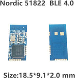 Nordic BLE 4.0 nRF51822 Controlador Chip Módulo Bluetooth Tamaño pequeño 18.5 x 9.1x 2.0mm Paquete de 5